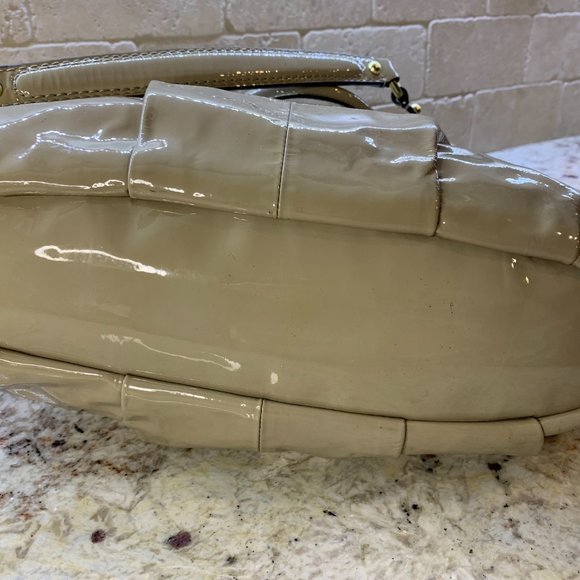 Coach Madison Patent Sophia Satchel  - Camel - Picture 10 of 14